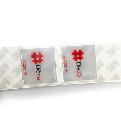 Cetak Kustom PVC Resin Rfid Epoxy Tag 13.56MHz Tahan Air