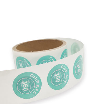 Pencetakan Warna RFID Tag NFC Label Tag NFC Bahan PET / PVC