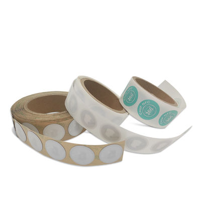Kustomisasi RFID Tag NFC Diameter 35mm Tag NFC Putih