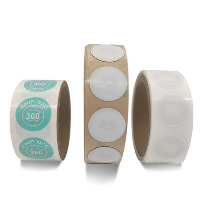 Kustomisasi RFID Tag NFC Diameter 35mm Tag NFC Putih