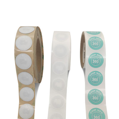 Kustomisasi RFID Tag NFC Diameter 35mm Tag NFC Putih