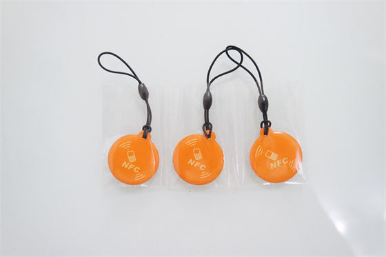 ISO14443A RFID NFC Tag 13.56Mhz NFC Epoxy Tag Untuk Sistem Kontrol Akses