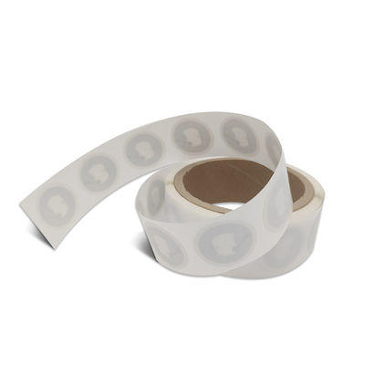 Diameter 35mm NFC Smart Labels Promosi Izin Inlay Kering Basah Spot