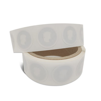 Diameter 35mm NFC Smart Labels Promosi Izin Inlay Kering Basah Spot