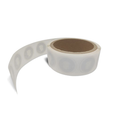 Diameter 35mm NFC Smart Labels Promosi Izin Inlay Kering Basah Spot