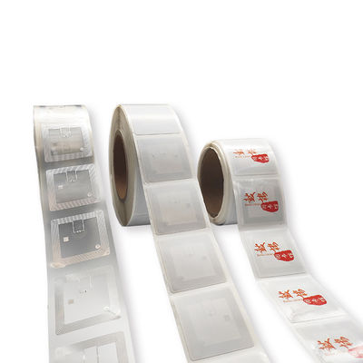ISO 15693 Inlay RFID HF Tag Pasif Elektronik Untuk Manajemen Buku