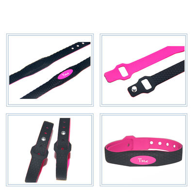 Tag Gelang RFID Silikon 13.56Mhz Untuk Area Rekreasi Klub Kesehatan