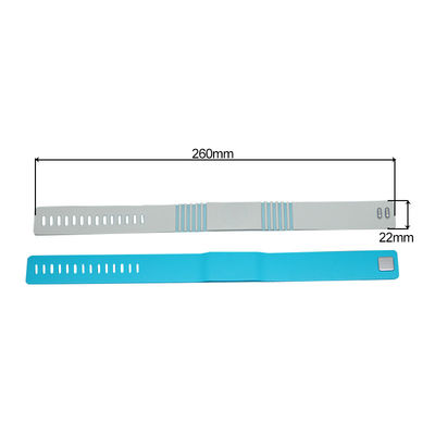 125khz 13.56MHZ Gelang RFID Tag Gelang Silikon RFID Untuk Kontrol Akses