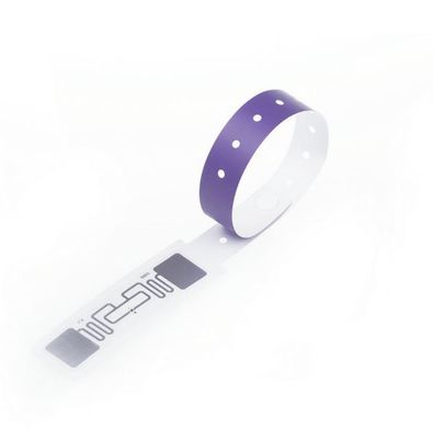 Gelang Rfid Kertas Bukti Air Sekali Pakai 210 * 35mm 250 * 30mm