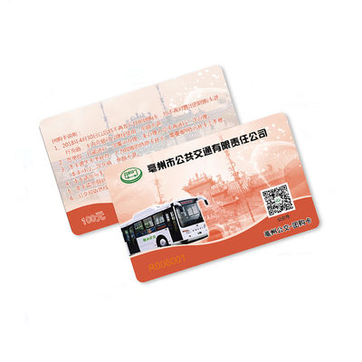 FM1208 CPU Rfid Smart IC Card Bahan Sablon Sutra PET PVC