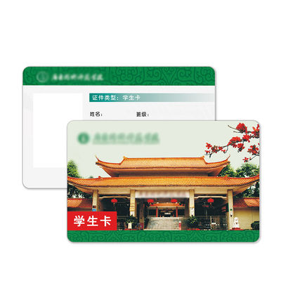 ISO14443A Smart IC Card Inductive Student Campus Card 13,56 MHz