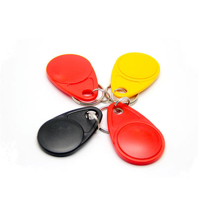 13.56mhz ABS Key Fob Tag Kunci Plastik Seribu Kali Siklus Pemrograman