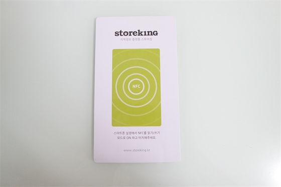ISO 14443A CR80 Plastik NFC Kartu RFID 213 Frekuensi 13.56mhz