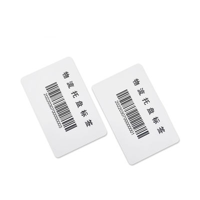 Pallet Logistik Kartu Tag RFID 80 * 25mm Kustomisasi Pribadi