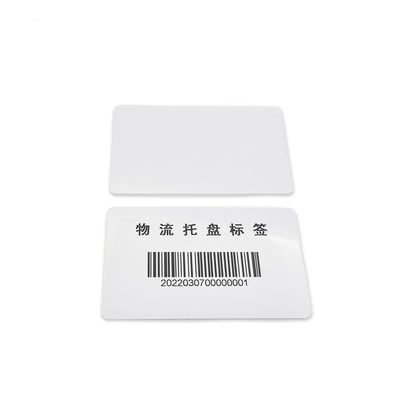 Pallet Logistik Kartu Tag RFID 80 * 25mm Kustomisasi Pribadi