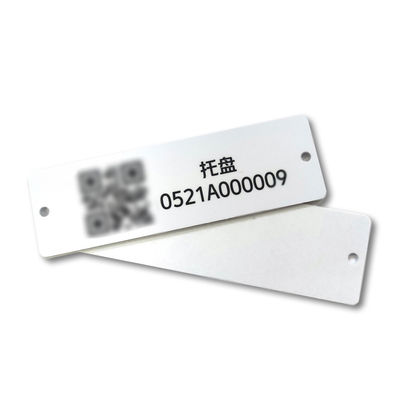 Turnover Box Tag Pallet RFID 80 * 25mm Standar UHF Frekuensi Tinggi