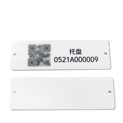 Turnover Box Tag Pallet RFID 80 * 25mm Standar UHF Frekuensi Tinggi