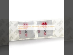 Cetak Kustom PVC Resin Rfid Epoxy Tag 13.56MHz Tahan Air