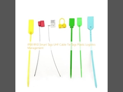 IP68 RFID Tag Cerdas UHF Cable Tie Tag Manajemen Logistik Plastik