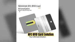Kartu RFID NFC Chip Garis Magnetik ISO14443A 216