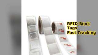 Tag Buku RFID ISO 15693 Inlay untuk Perpustakaan